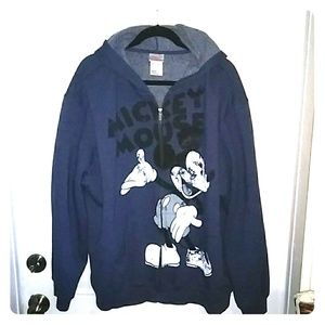 Disney Store Mickey mouse zip up hoodie
